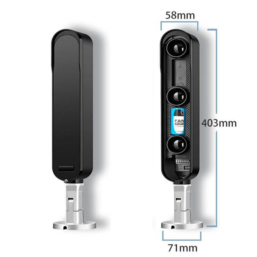 ABF Solar Wireless Sound & Light Alarm