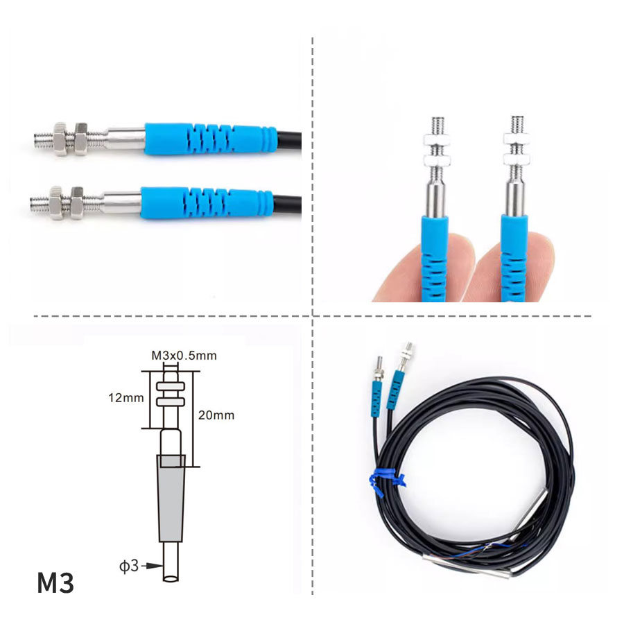 DAIDISIKE M3M4M5M6 laser photoelectric sensor — through-beam pair