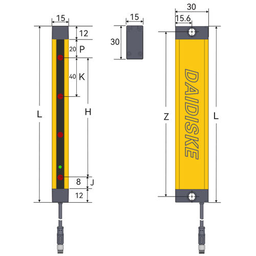 DQBT presence sensing safety device (PSSD) illustration