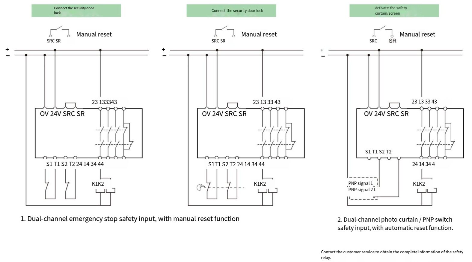 DQE Light Curtain Wiring Diagram