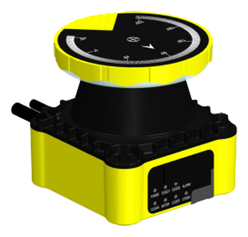 ST27 Type 3 safety laser scanner for AGV and machine guarding with OSSD outputs